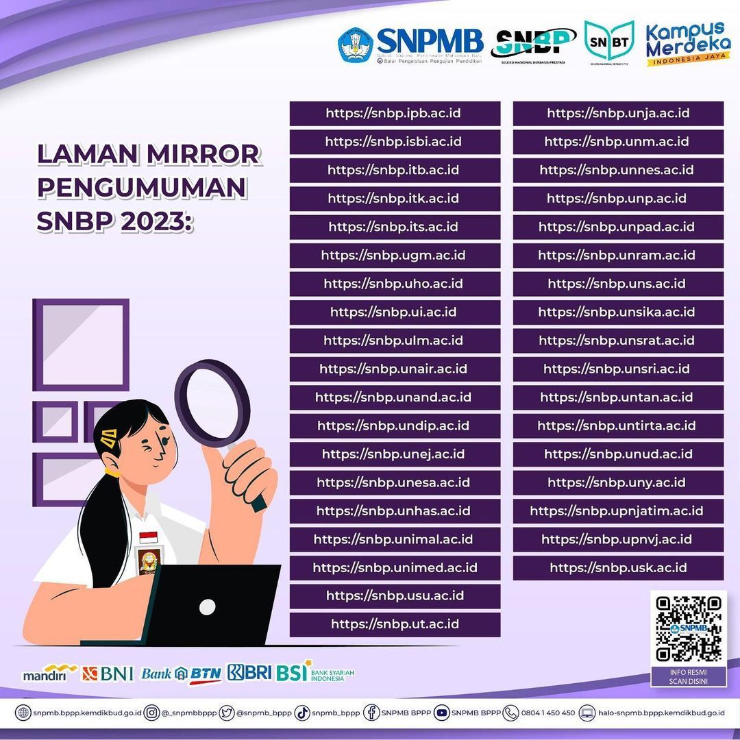 link mirror pengumuman snbp 2023