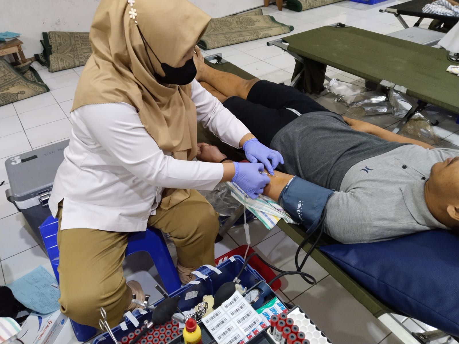 Donor darah PMI Purbalingga.