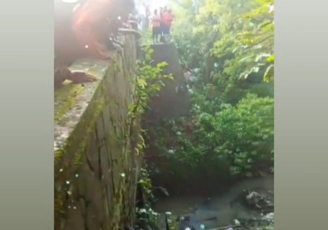 Tangkapan layar, Geger! Video Penemuan Mayat Laki-Laki di Sungai Kecamatan Karanganyar Purbalingga Viral di Medsos.
