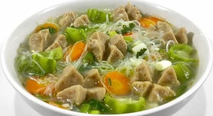 Resep sop oyong bakso super simple dan kuahnya gurih