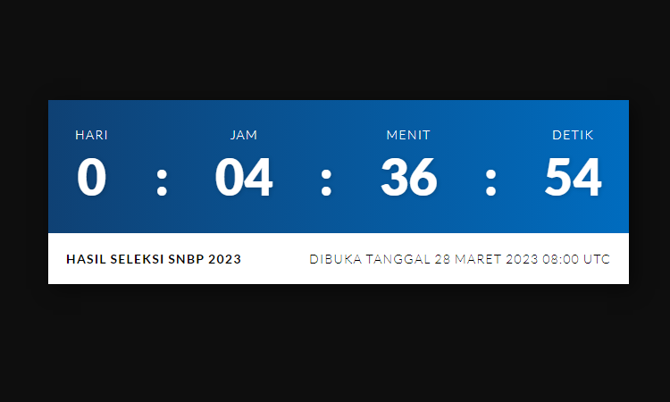 4 jam lagi, pengumuman hasil seleksi SNBP 2023 dibagikan di link resmi hari ini, 28 Maret 2023.*