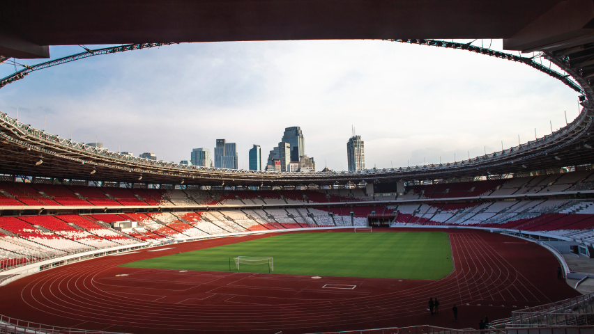 Stadion Utama Gelora Bung Karno.