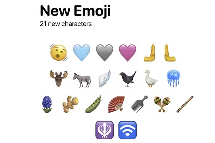iOS 16.4 memperkenalkan 21 emoji baru.
