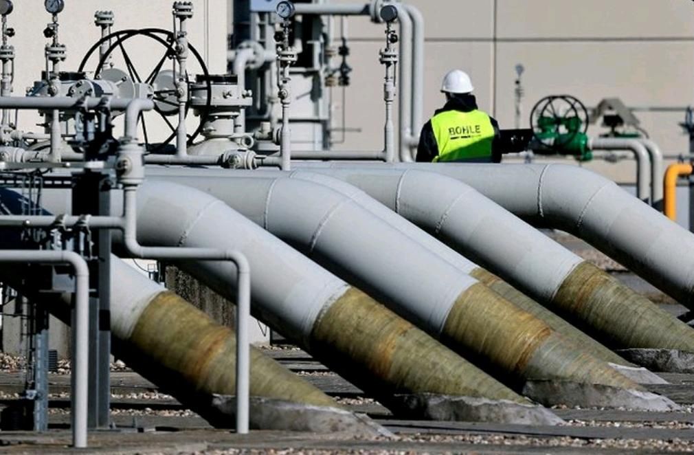 Ilustrasi pipa gas Nord Stream di Laut Baltik yang meledak. /REUTERS/Hannibal Hanschke
