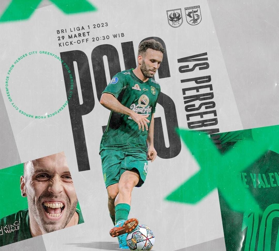 Gunakan link live streaming PSIS vs Persebaya di Liga 1 tayang Vidio dan Indosiar.