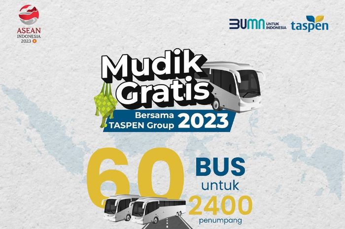 Cara daftar, syarat, dan rute mudik gratis 2023 TASPEN