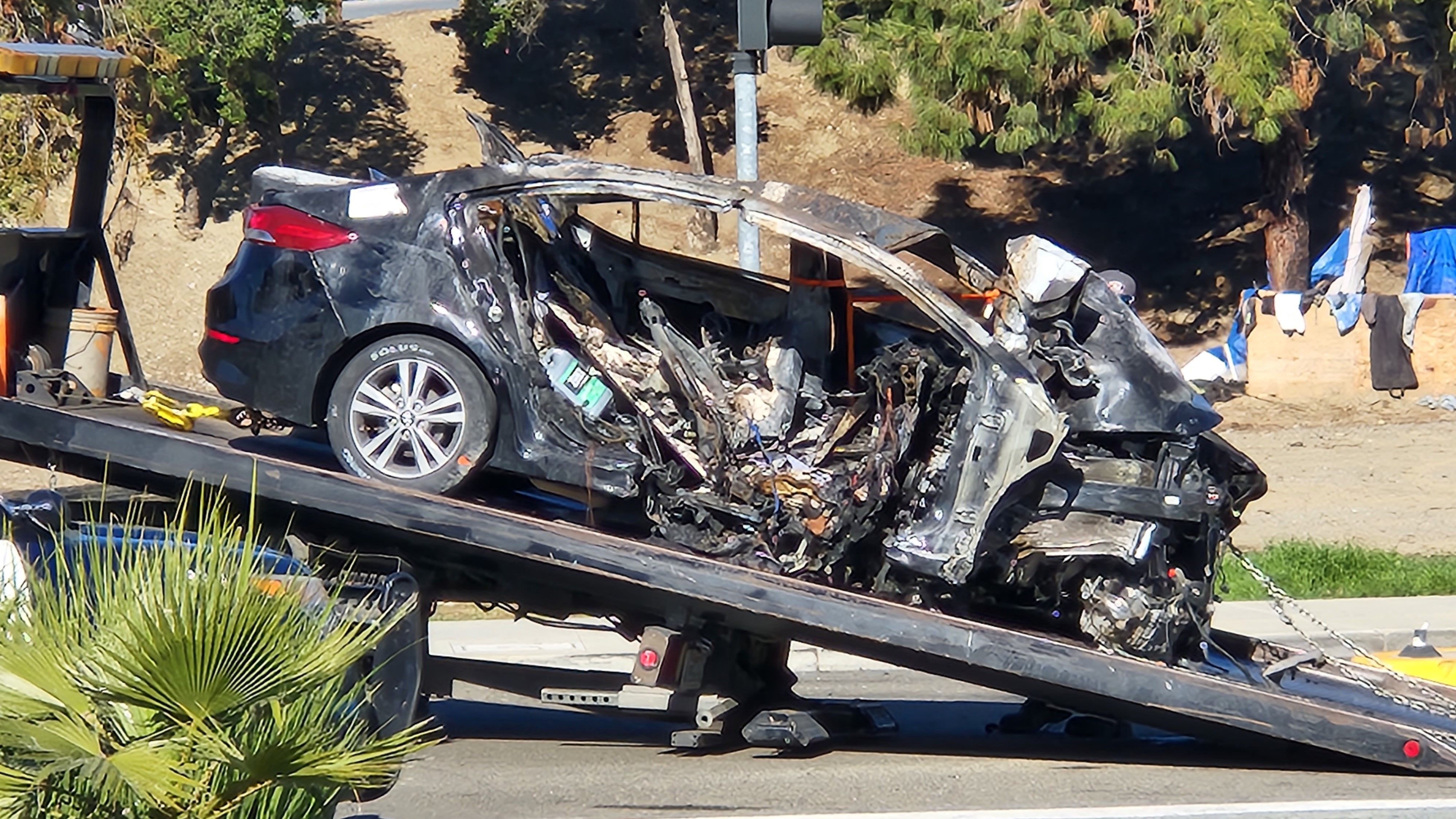 Ilustrasi mobil korban kecelakaan maut