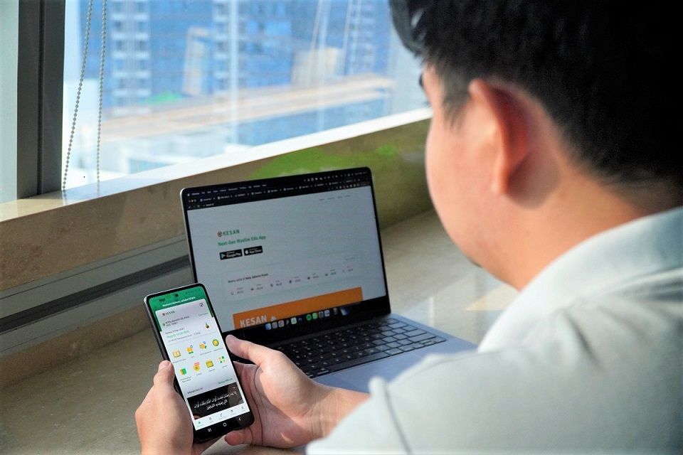 Ramadan Euphoria memudahkan pengguna belajar agama Islam secara online lewat aplikasi KESAN juga ditambah kegiatan offline berupa Tabligh Akbar. Foto: KESAN