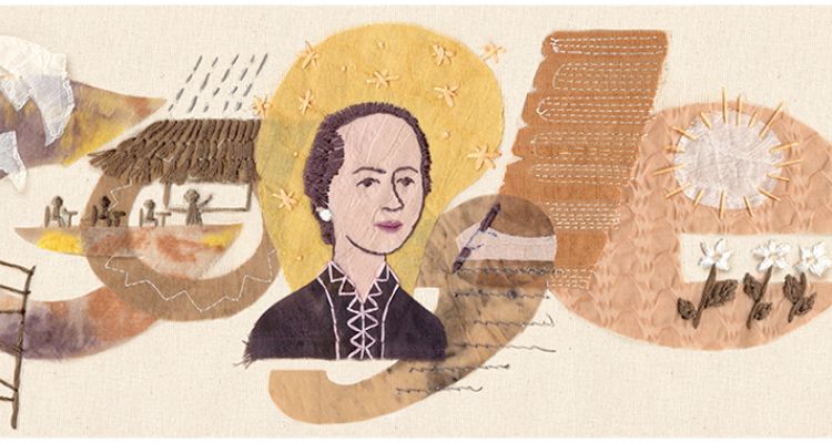Google Doodle Hari Ini, cendekiawan Lasminingrat.