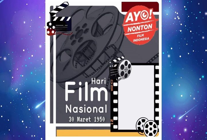Link download twibbon Hari Film Nasional 2023 untuk story WhatsApp.