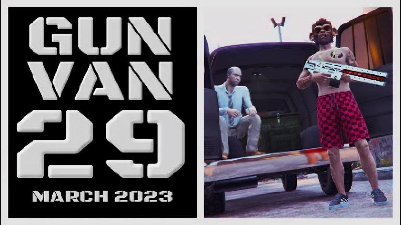 Gun Van di game GTA 5 PC Online per 29 Maret 2023