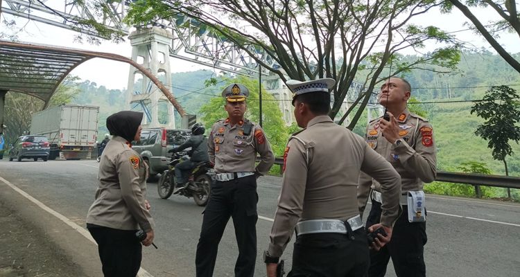 Jelang Operasi ketupat Lodaya 2023, Satlantas Polresta Bandung Survei Jalur, Rabu 29 Maret 2023