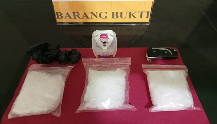 Barang bukti yang diamankan