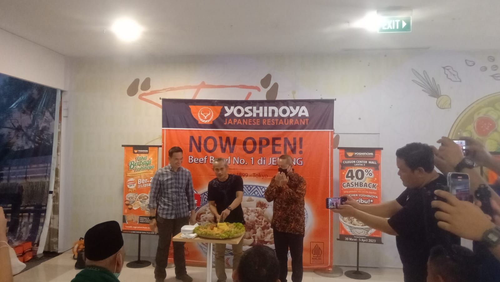 Launching Yoshinoya di Kota Cilegon