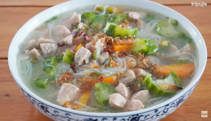 Resep Sup Oyong Bakso