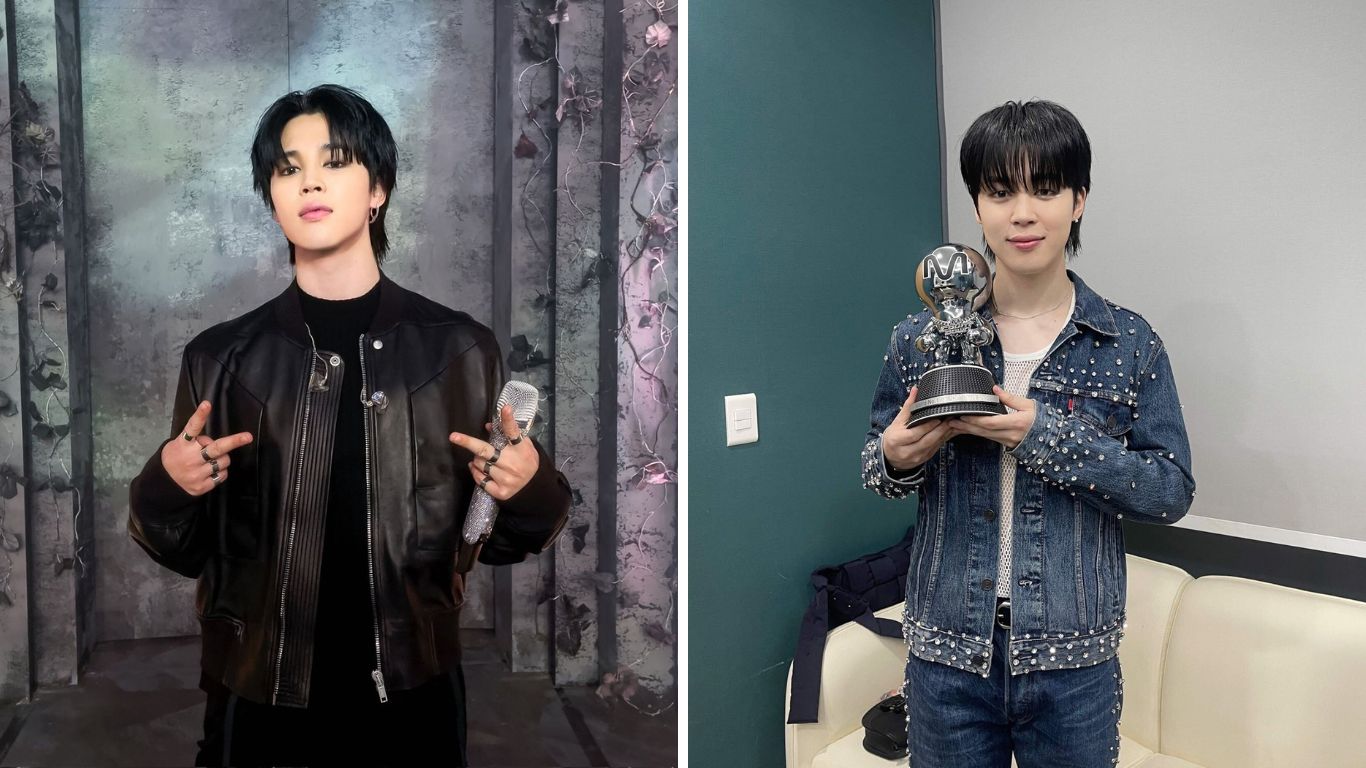 Jimin meraih penghargaan untuk lagu Like Crazy di Mnet Countdown, Sumber Gambar: Twitter Official BTS