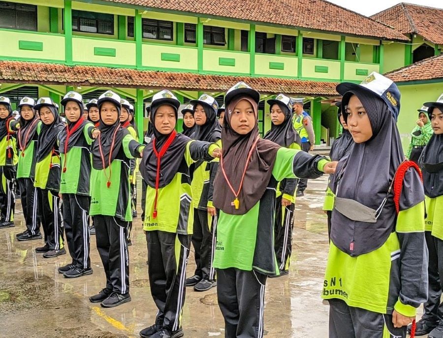 Kegiatan salah satu di SMP terbaik Kebumen.