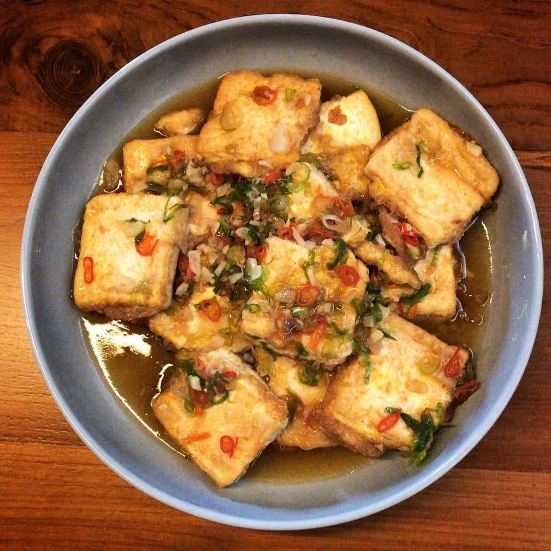 Resep tahu saus tiram