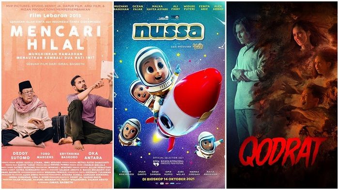 Poster rekomendasi film Indonesia tayang di Prime, cocok untuk jadi tontonan di bulan Ramadhan.