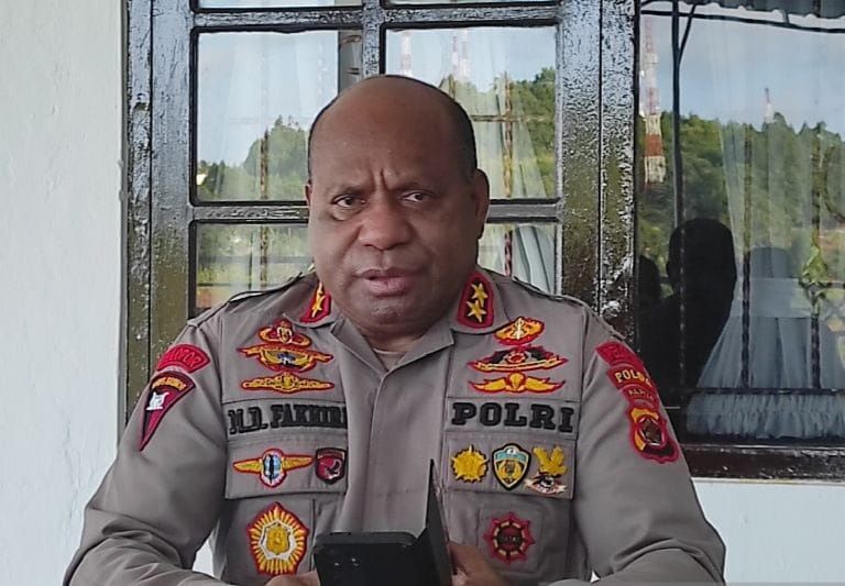 Kapolda Papua Irjen. Pol. Mathius D. Fakhiri 
