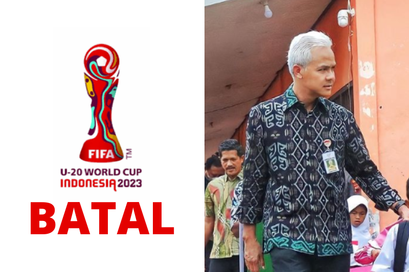 Akun Instagram Gubernur Jawa Tengah, Ganjar Pranowo, 'diserang' oleh warganet yang kecewa, karena Indonesia batal jadi tuan rumah Piala Dunia U-20 2023.