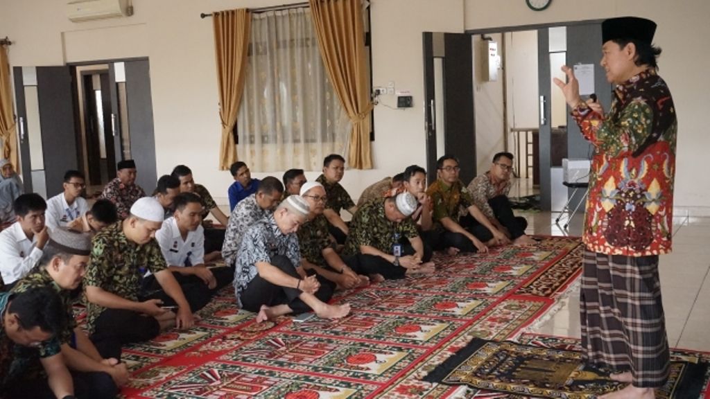 Sudirman D.Hurry Adakan Tausiyah di Kantor Wilayah Sumatera Selatan / Kantor Wilayah Kemenkumham Sumatera Selatan