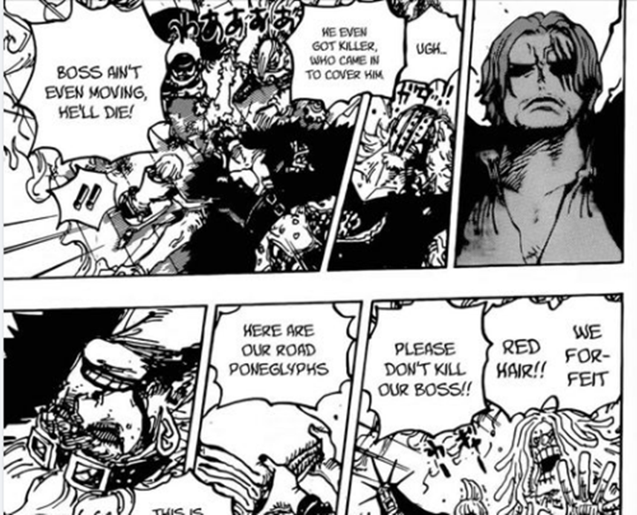 Baca Manga One Piece 1080 Bahasa Indonesia. Spoiler Raw Scan dan Jadwal Rilis, Power Kamusari Shanks