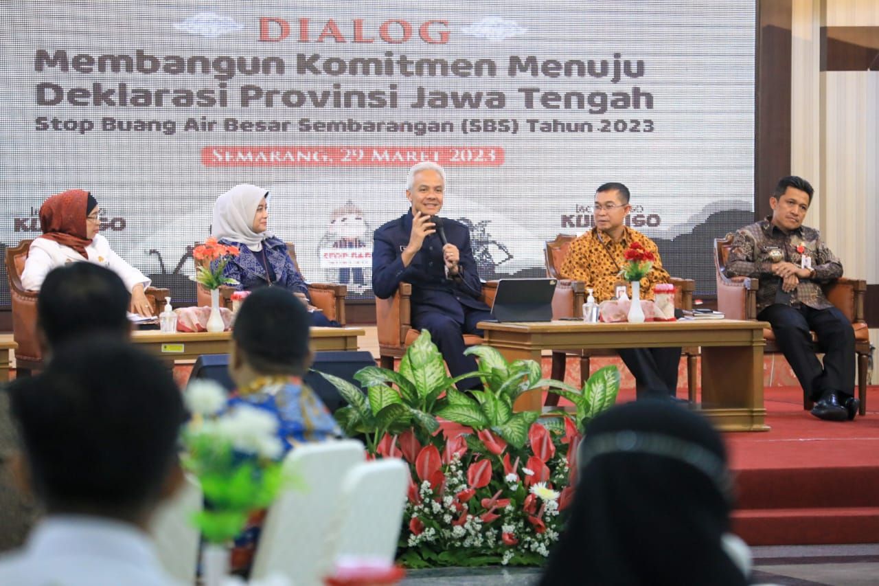 Komitmen Ganjar Bebaskan Jateng dari BABS Diapreasiasi Kemenkes
