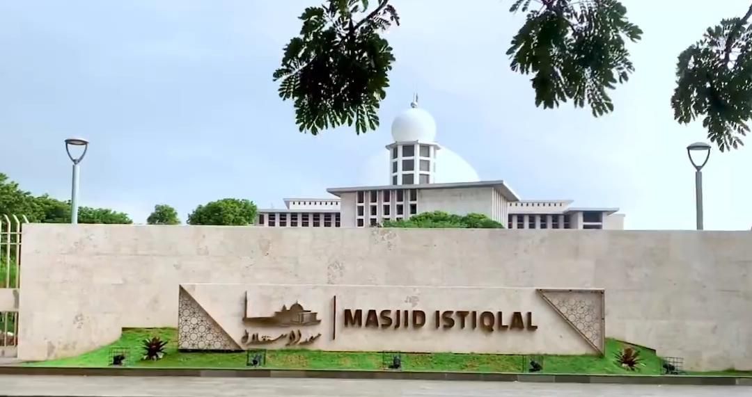 Masjid Istiqlal Jakarta yang menjadi salah satu masjid bersejarah di Indonesia.
