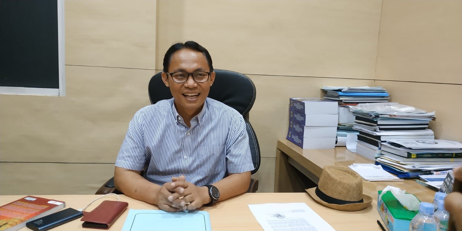 Ketua Komisi I DPRD Banten A Jazuli Abdillah yang menyoroti surat Kemendagri RI prihal usulan nama Calon Pj Gubernur Banten.