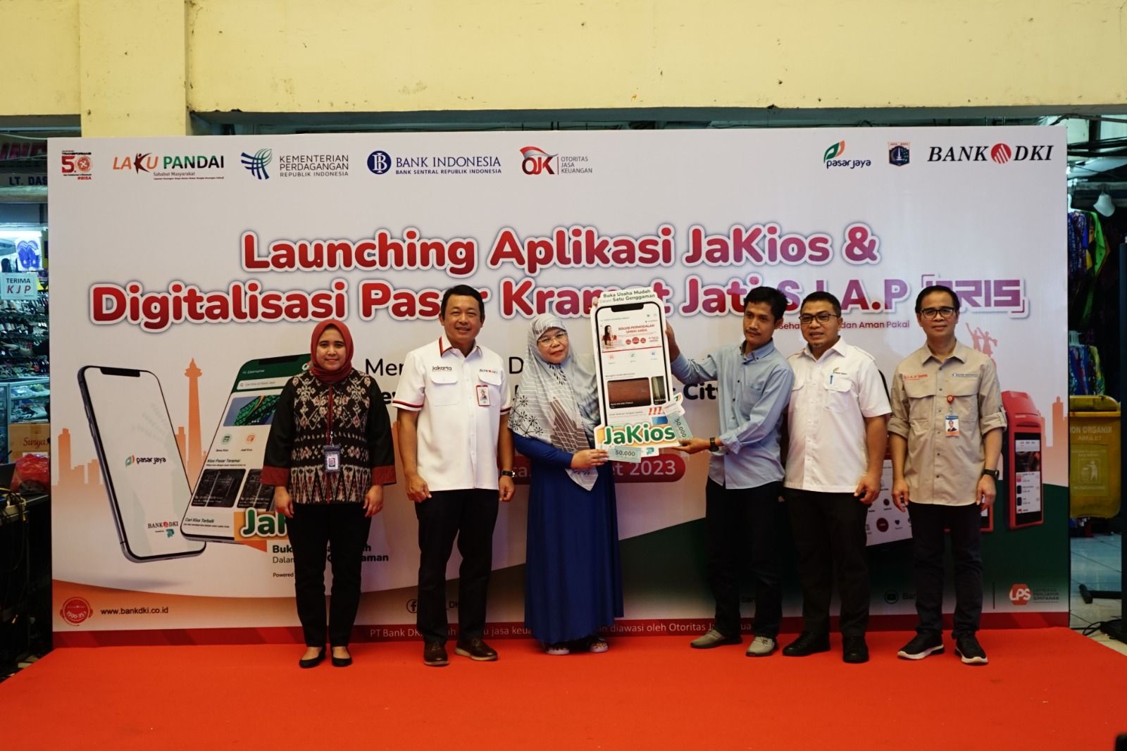 Bank DKI dan Perumda Pasar Jaya luncurkan aplikasi Jackkios