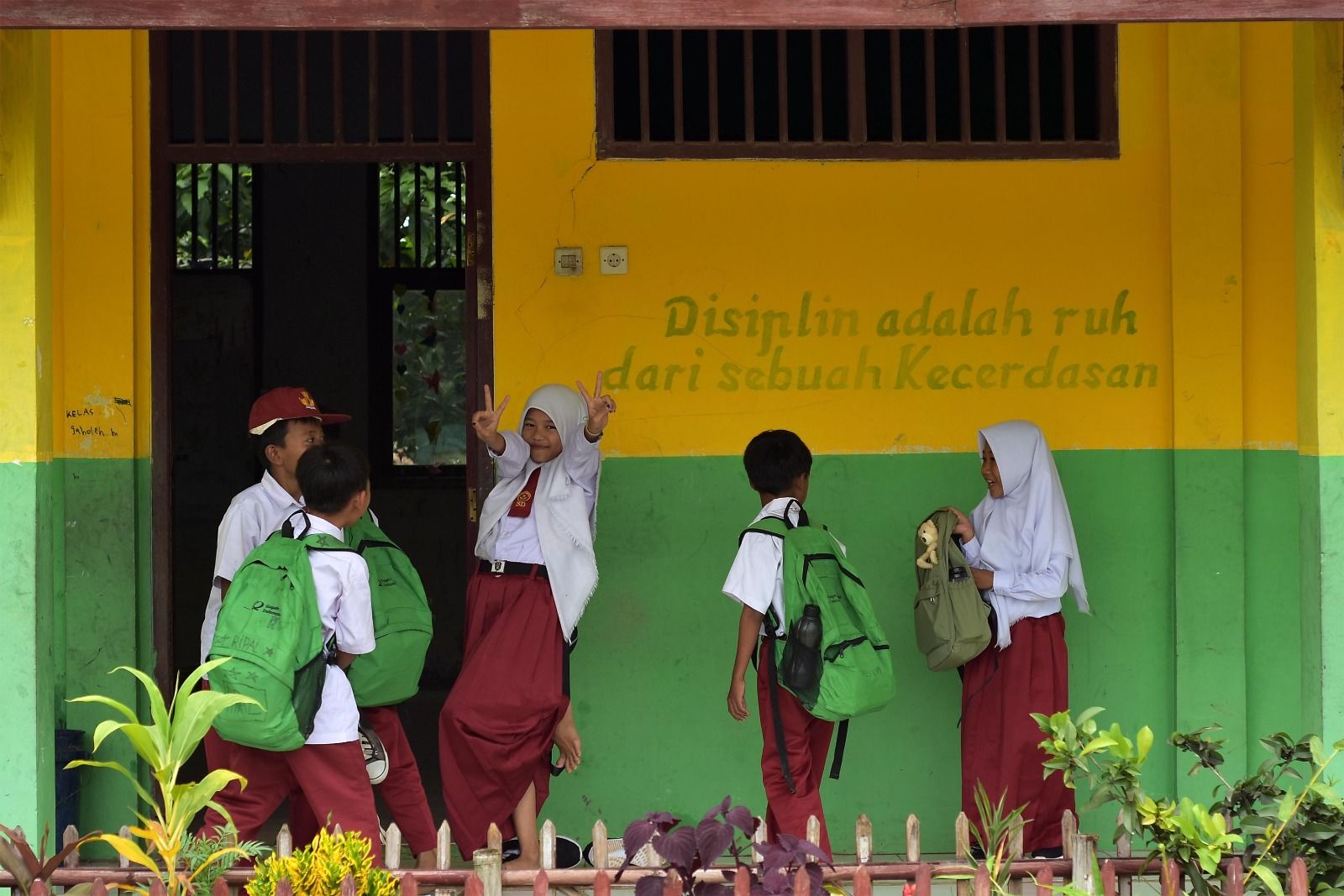 PEMERINTAH Kabupaten Bekasi memastikan bahwa pembanguan sekolah merupakan salah satu program prioritas pada tahun 2023.*