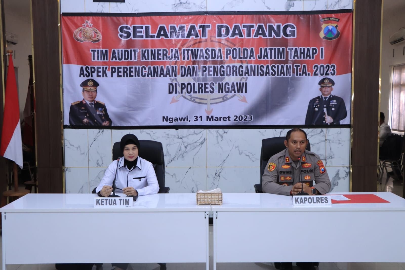 Tim audit Itwasda Polda Jatim datangi Polres Ngawi