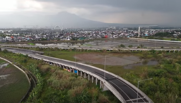 Kawasan Gedebage yang akan jadil titim awal proyek Tol Getaci. Proyek ini tidak ada dalam daftar target tol operasional tahun 2024.