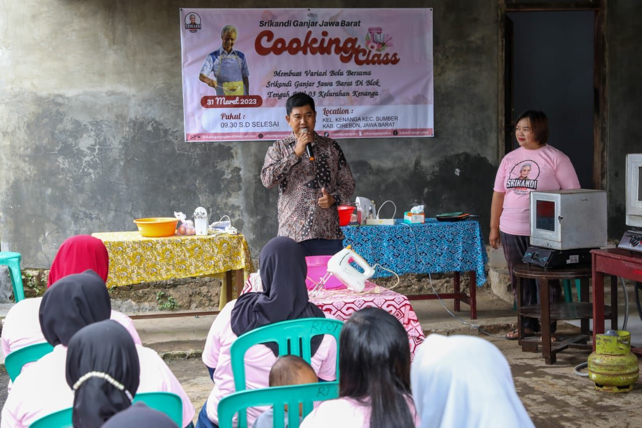 PELATIHAN memasak Srikandi Ganjar