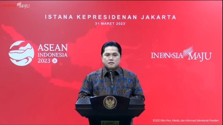Erick Thohir baru saja menemui Presiden Joko Widodo di Istana Kepresidenan pada 31 Maret 2023.