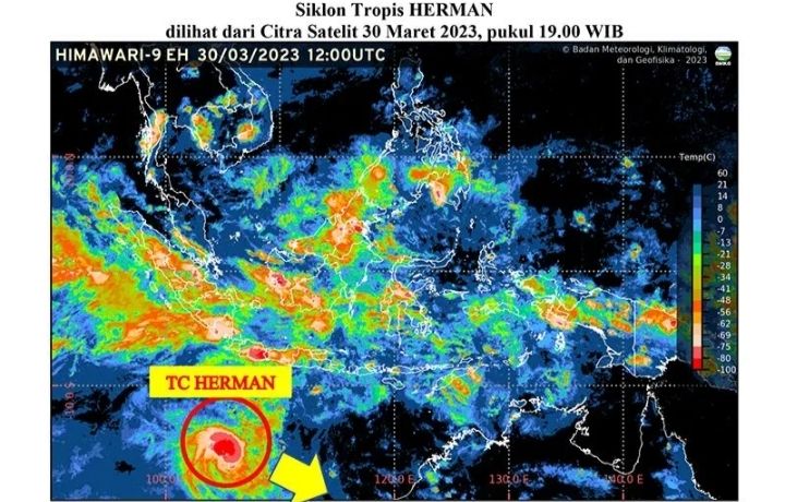Mengenal Siklon Tropis Herman dan Dampaknya