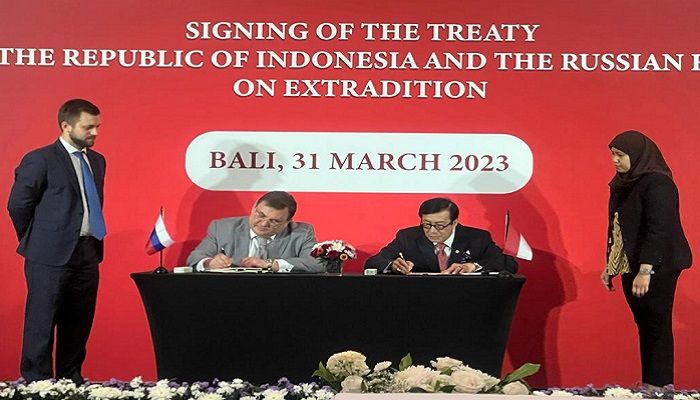 Perjanjian ekstradisi antara Republik Indonesia (RI) dengan Federasi Rusia (Rusia) 