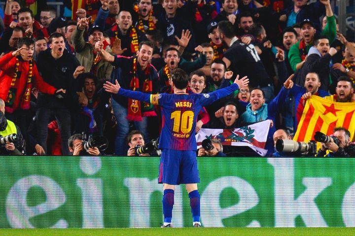 Lionel Messi saat berseragam Barcelona FC dengan nomor punggung 10