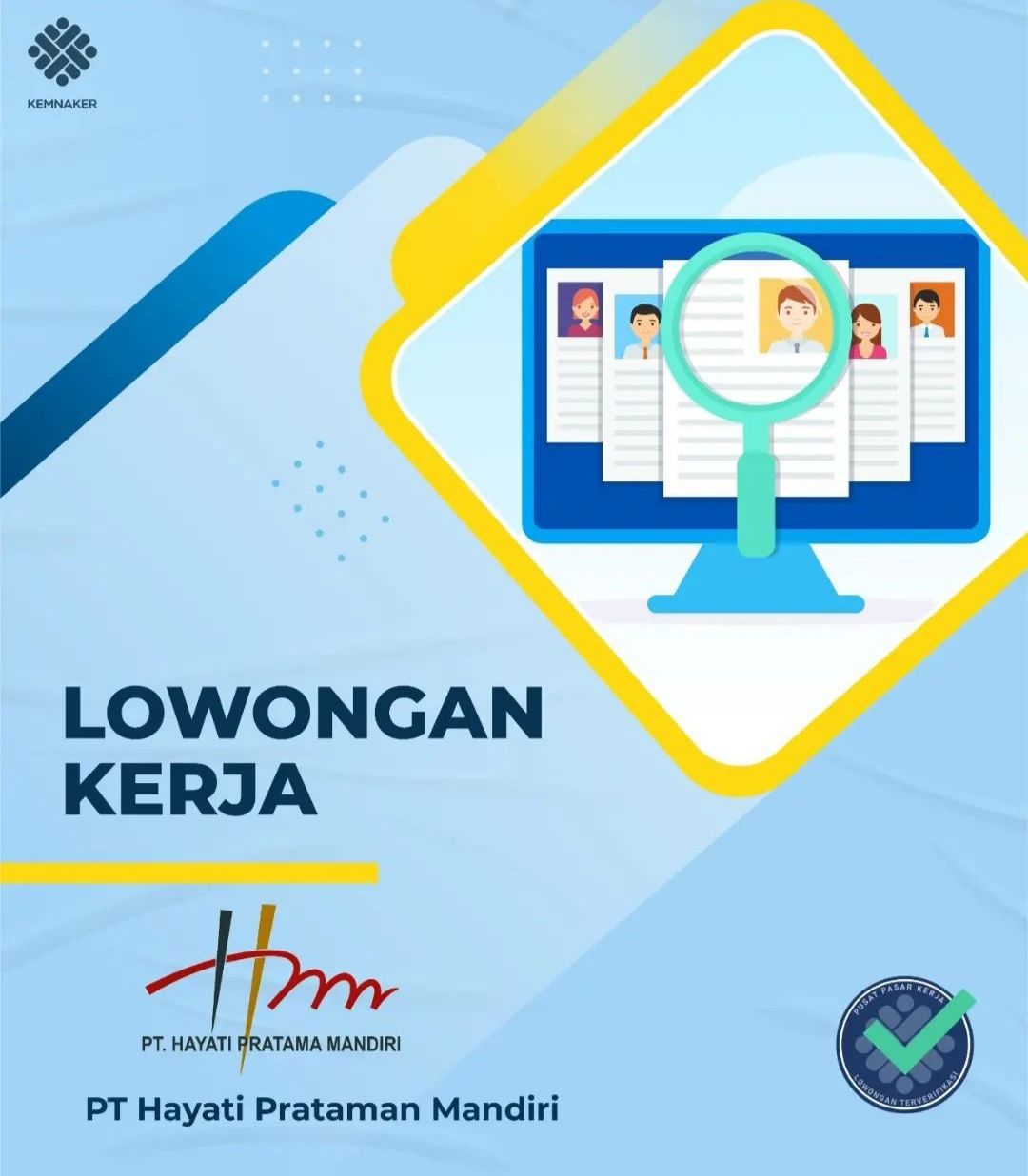 Lowongan Kerja SMA di PT Hayati Prataman Mandiri, Cek Syarat dan Cara Daftarnya agar Mudah Mendaftar