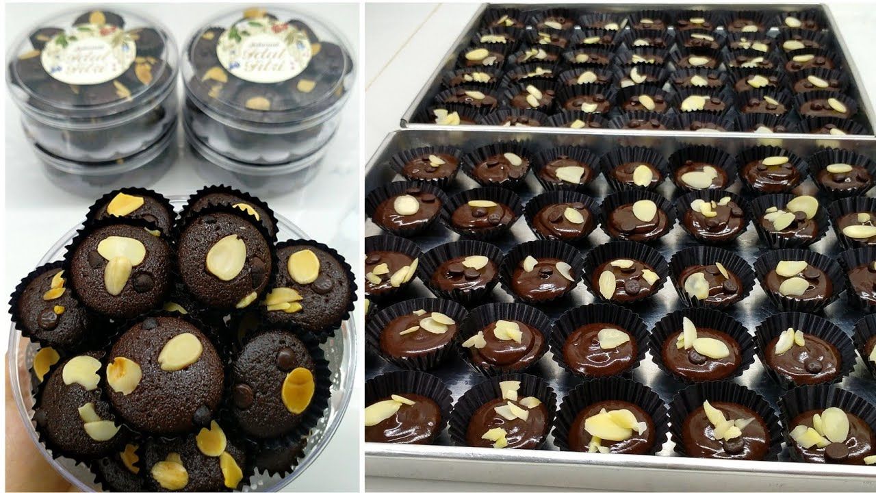 Resep brownies kering mini. Rekomendasi isian toples Lebaran 2023 yang super enak, renyah, dan nyoklat