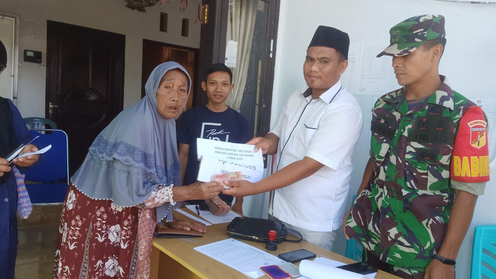 Desa Purworejo, Boltim Laksanakan Pencairan BLT Tahap I Tahun Anggaran 2023