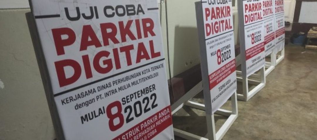 Flyer Parkir Digital saat mau sosialisasi 