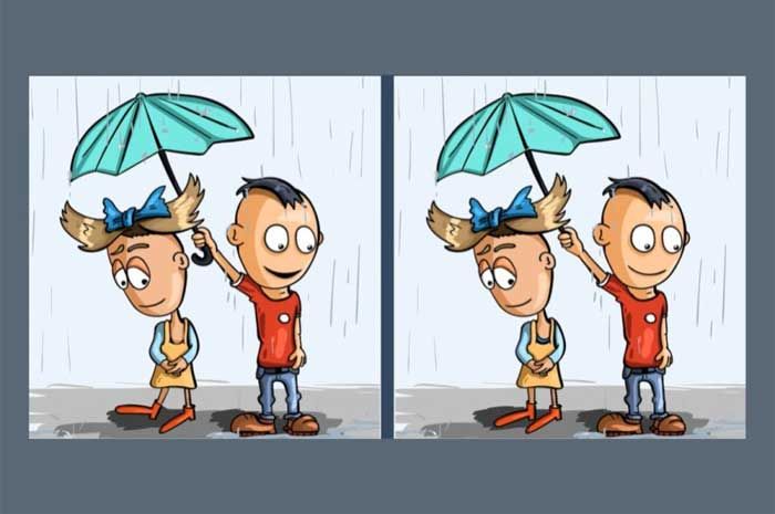 Coba cari di mana saja letak perbedaan gambar.
