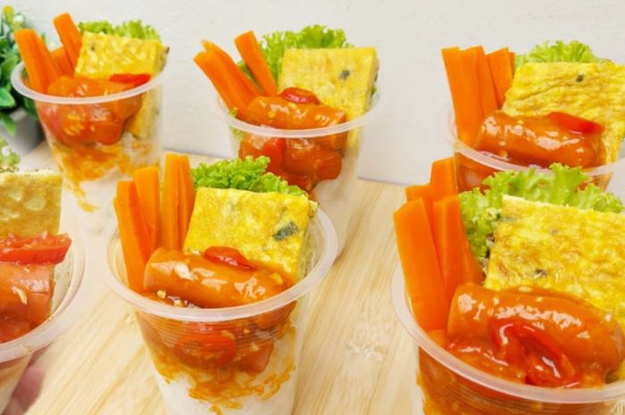 Resep nasi gelas fuyunghai paling enak.