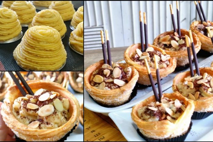 Hidangan istimewa dari resep coconut tart yang sangat lumer dan bikin nagih.