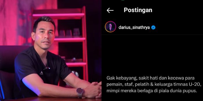 Komentar Darius tentang Indonesia yang  Gagal Menjadi Tuan Rumah Piala Dunia U-20, 