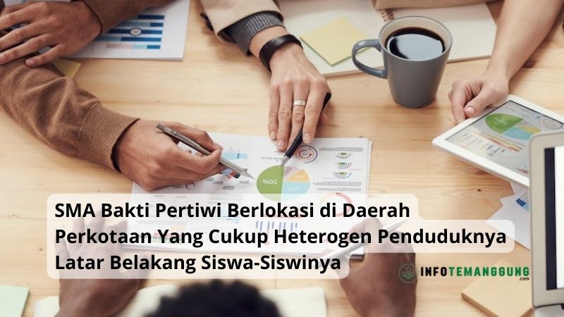 SMA Bakti Pertiwi Berlokasi di Daerah Perkotaan Yang Cukup Heterogen Penduduknya Latar Belakang Siswa-Siswinya