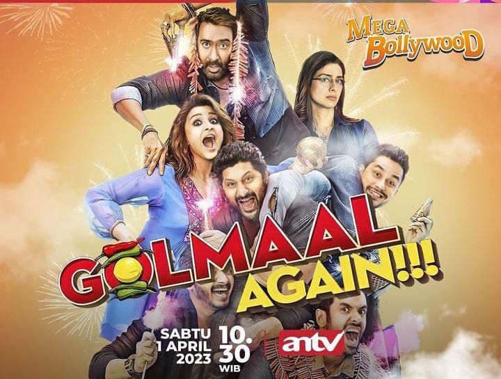 Jadwal Acara ANTV Hari Ini, Sabtu 1 April 2023: Jodha Akbar Tidak Tayang, Mega Bollywood Golmaal Again