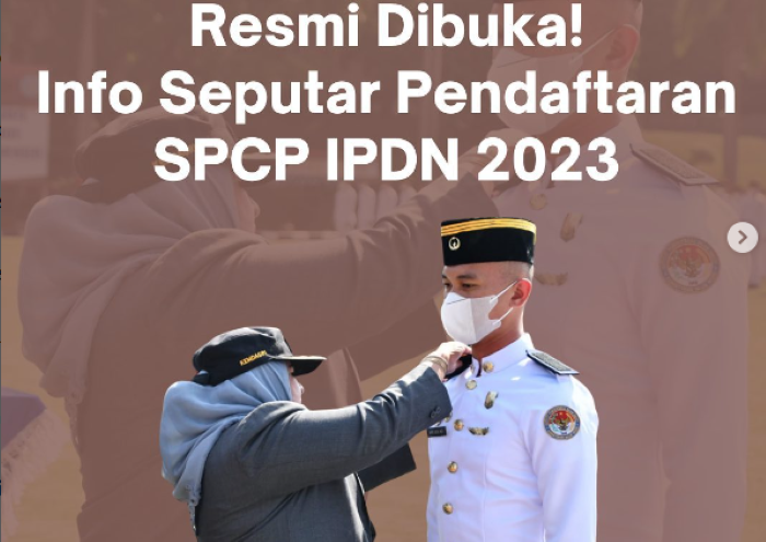 Pendaftaran Sekolah Kedinasan IPDN dimulai 3 April 2023 untuk mengisi kebutuhan formasi CPNS di lingkungan Kemdagri. Ini link pendaftaran resminya.